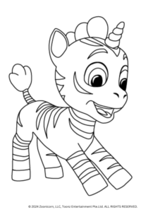 Zoonicorn Ausmalbild Inie 1