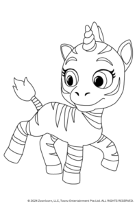 Zoonicorn Ausmalbild Aliel 3