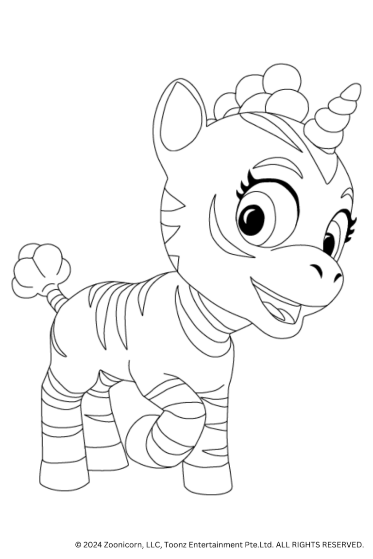 Zoonicorn Ausmalbild Promi 1