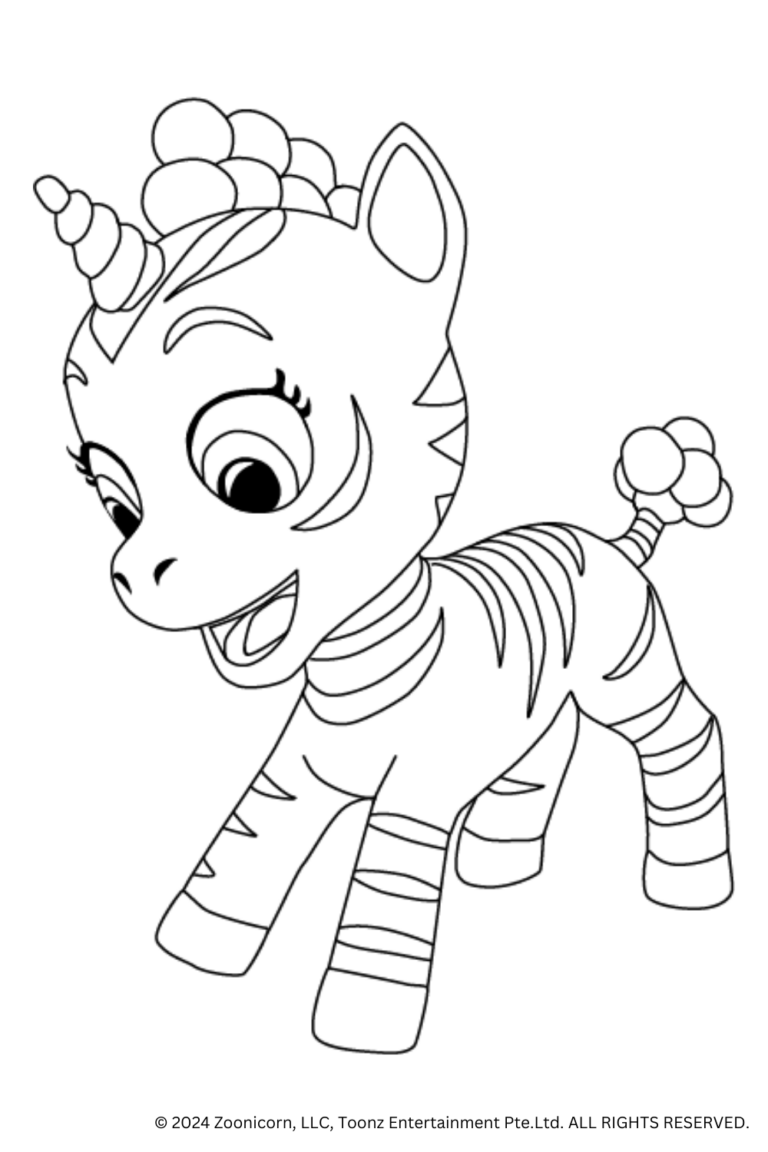 Zoonicorn Ausmalbild Promi 2