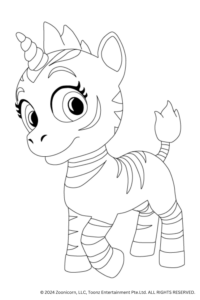 Zoonicorn Ausmalbild Aliel 2