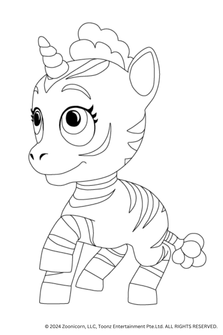 Zoonicorn Ausmalbild Promi 3