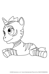 Zoonicorn Ausmalbild Aliel 1