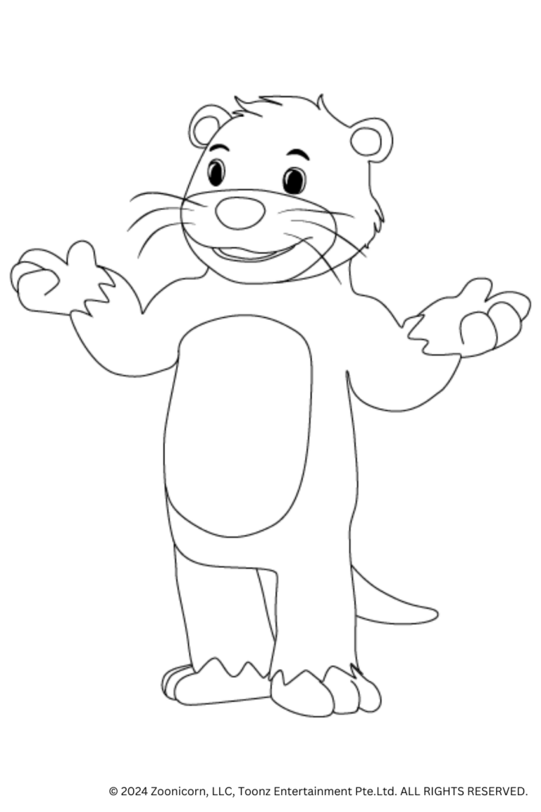 Zoonicorn Ausmalbild Pancake