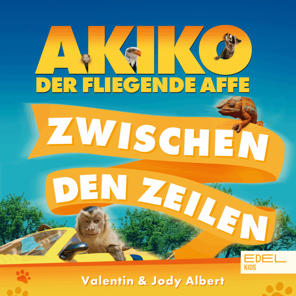 Single Cover von Zwischen den Zeilen, die Single zum Kinofilm Akiko - Der fliegende Affe