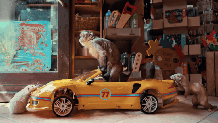 Akiko, Emma, Susie, Rennauto