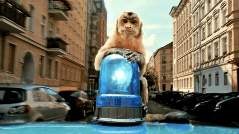 Szenenbild von Akiko auf dem Blaulicht