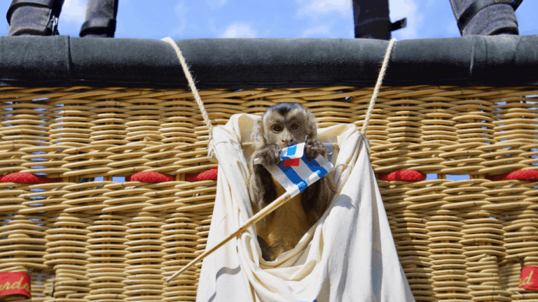 Akiko im Heissluftballon