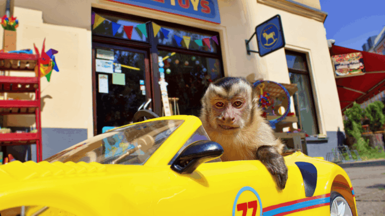 Szenenbild von Akiko im Rennwagen