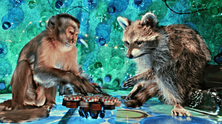 Akiko und Aron im Glascontainer