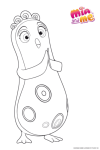 Ausmalbild zu Mia and me von Bluebardo