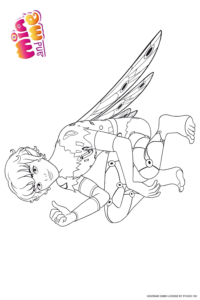 Ausmalbild zu Mia and me von Elfe Prinz Mo Pose 8