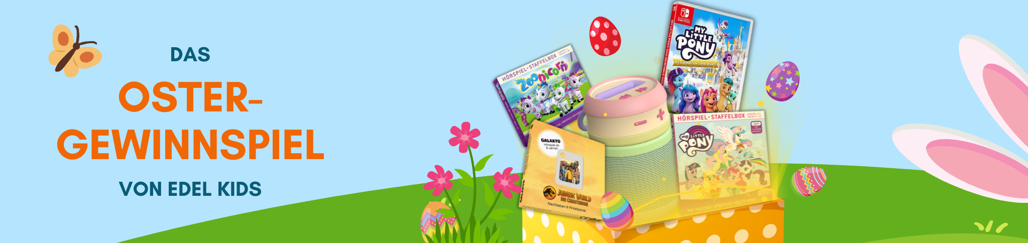 Das Edel Kids Ostergewinnspiel 2025 Banner