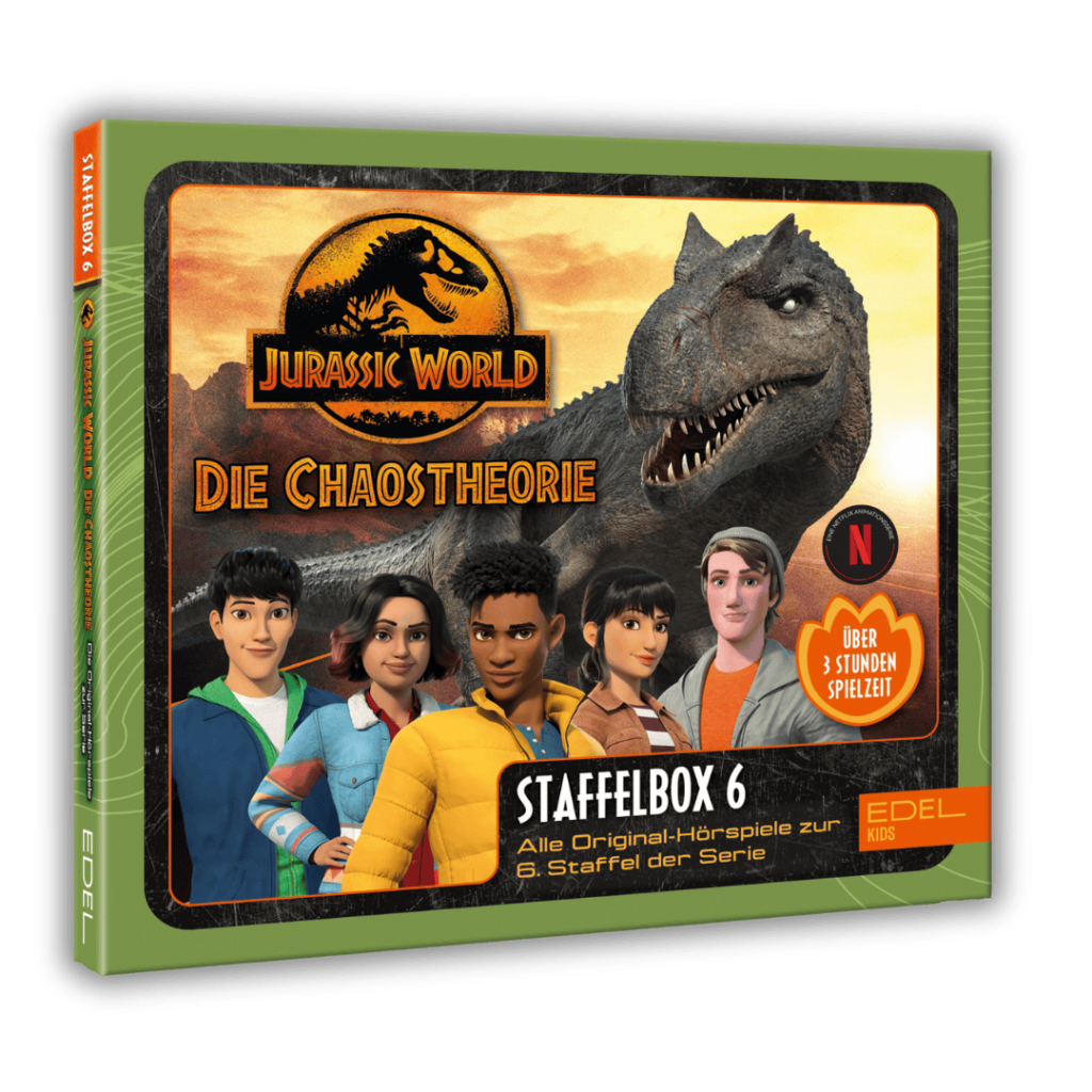 Produktbild zur Hörspiel-STaffelbox 6 von Jurassic World: Die Chaostheorie