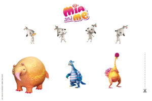 Mia and me Freisteller Tiere Charakter