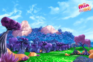 Mia and me Freisteller Hintergrund Ebene