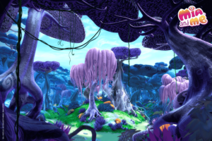 Mia and me Freisteller Hintergrund Wald 2