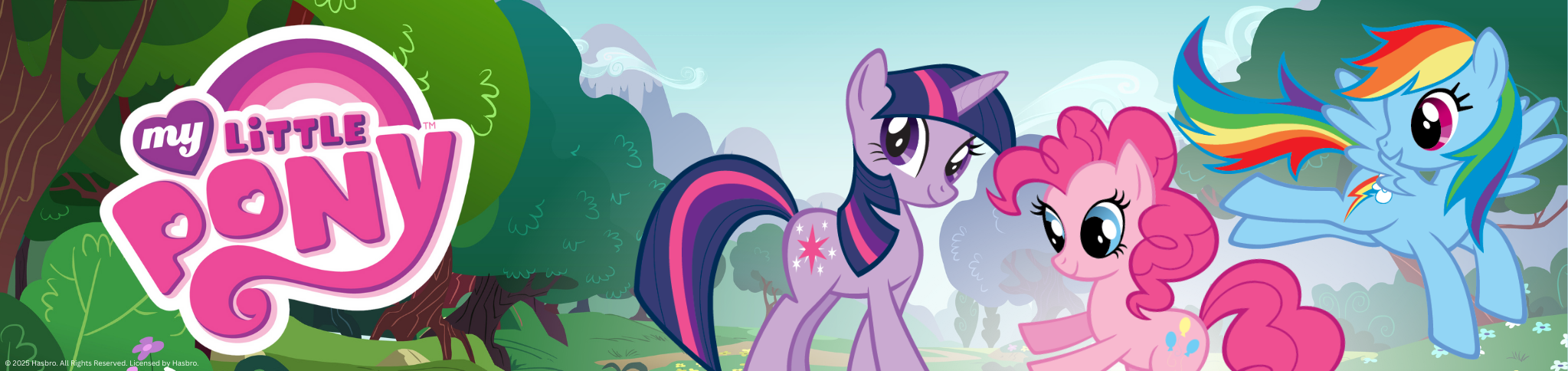 My little Pony Banner zur Kreativwelt Landingpage