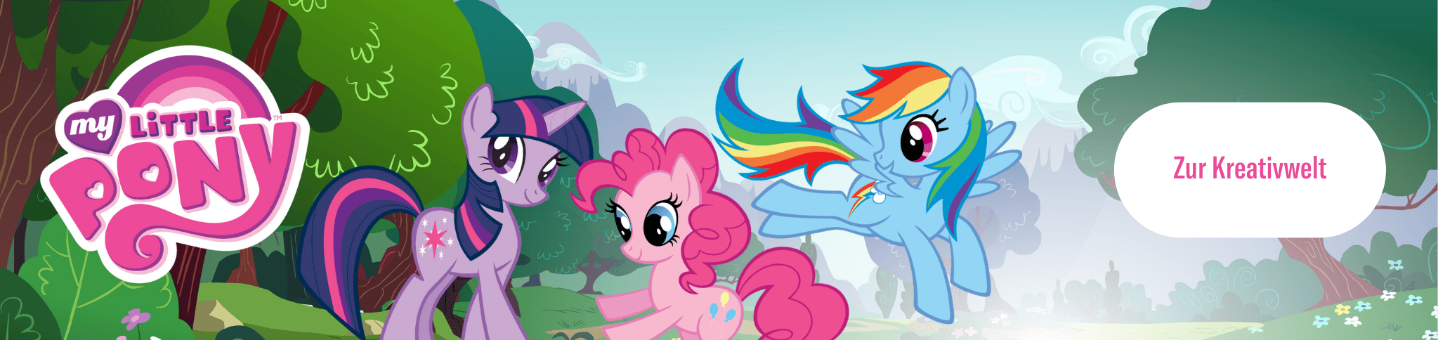 My litte Pony Banner zur Kreativwelt Landingpage