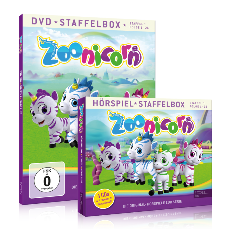 Die DVD- und CD-Staffelbox im Handel und online verfügabr