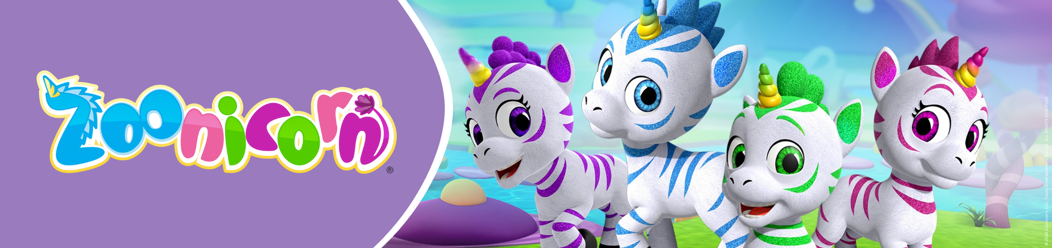 Die Welt der Zoonicorns Landingpage Banner