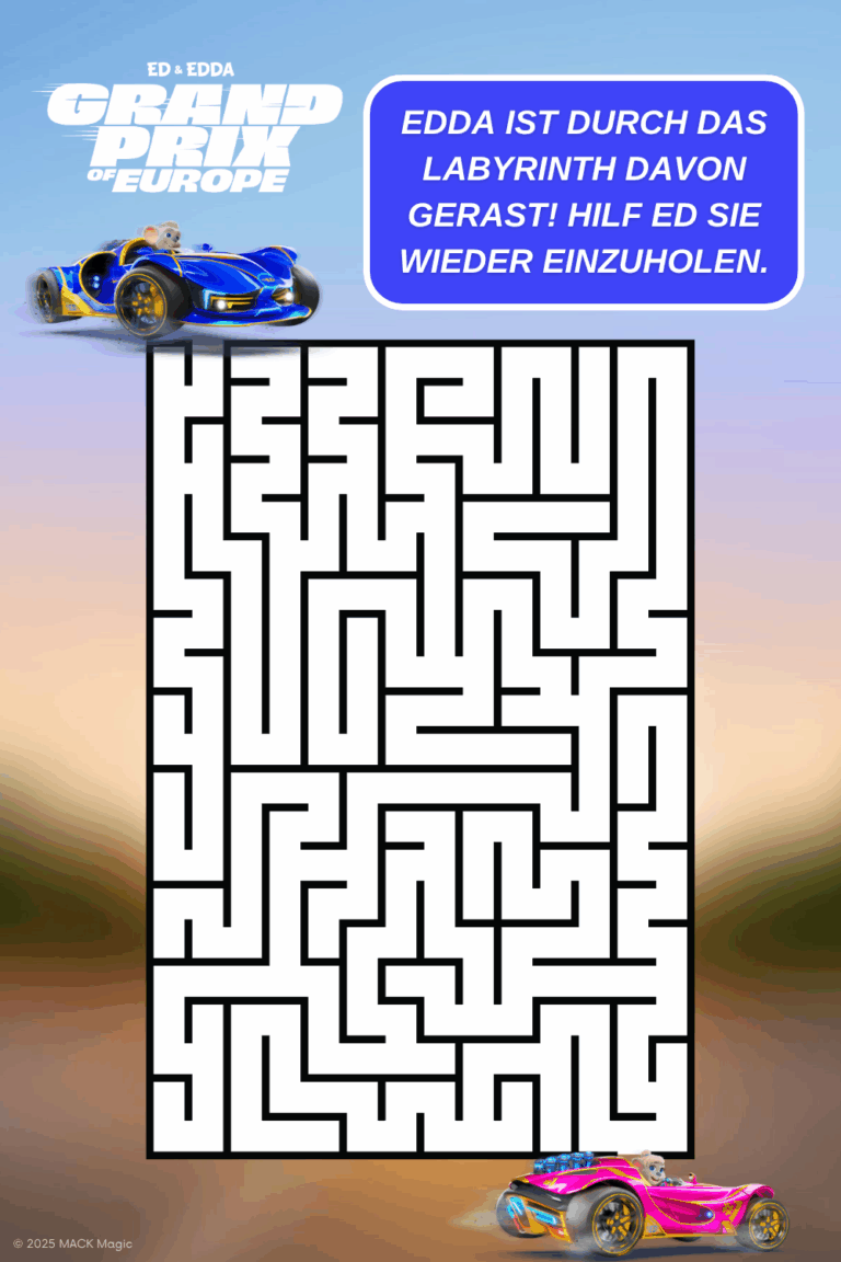 Labyrinth Rätsel Ed & Edda zum Download