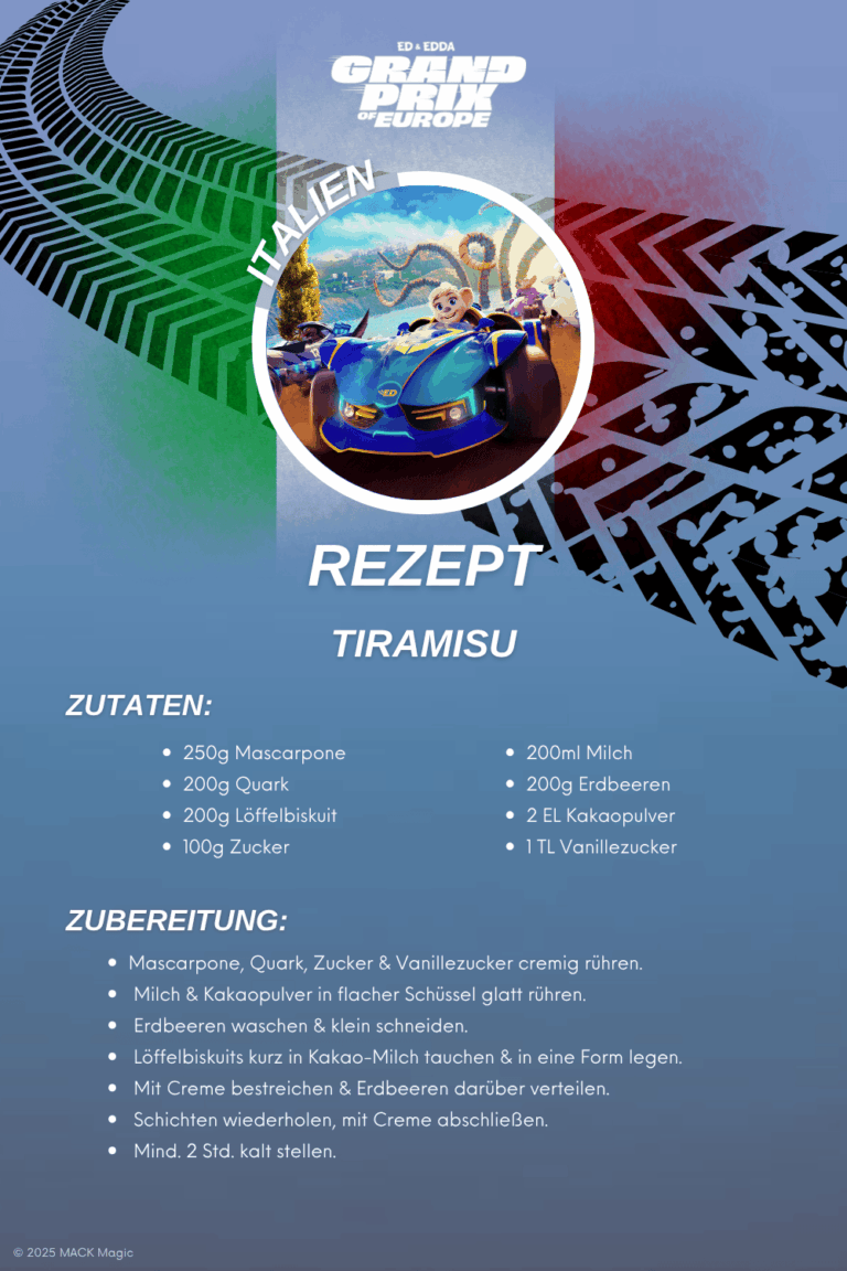 Rezept zum Download Tiramisu