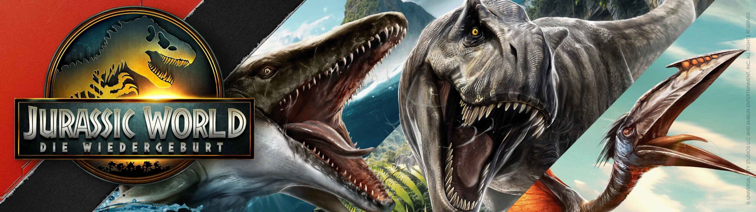 Banner zum Hörspiel zu Jurassic World: Die Wiedergeburt