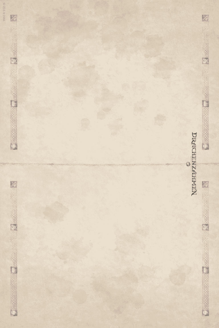 Bastelidee zum Ausdrucken und Beschriften, Briefpapier, Drachenbuch, Doppelseite