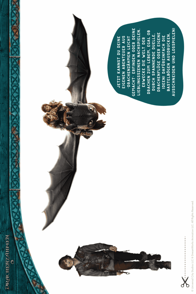 Bastelidee zum Ausdrucken und Ausschneiden, Nachspielen