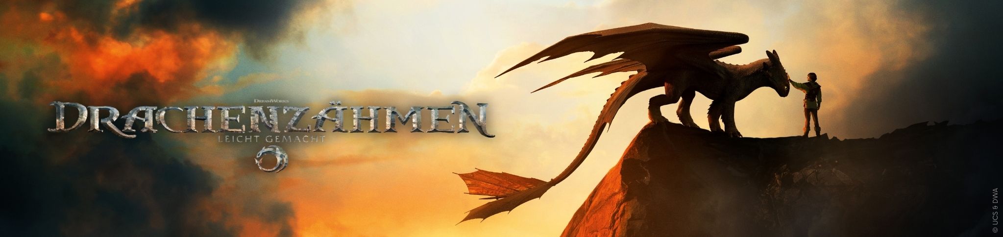 Drachenzähmen leicht gemacht Banner zur Kreativwelt Landingpage