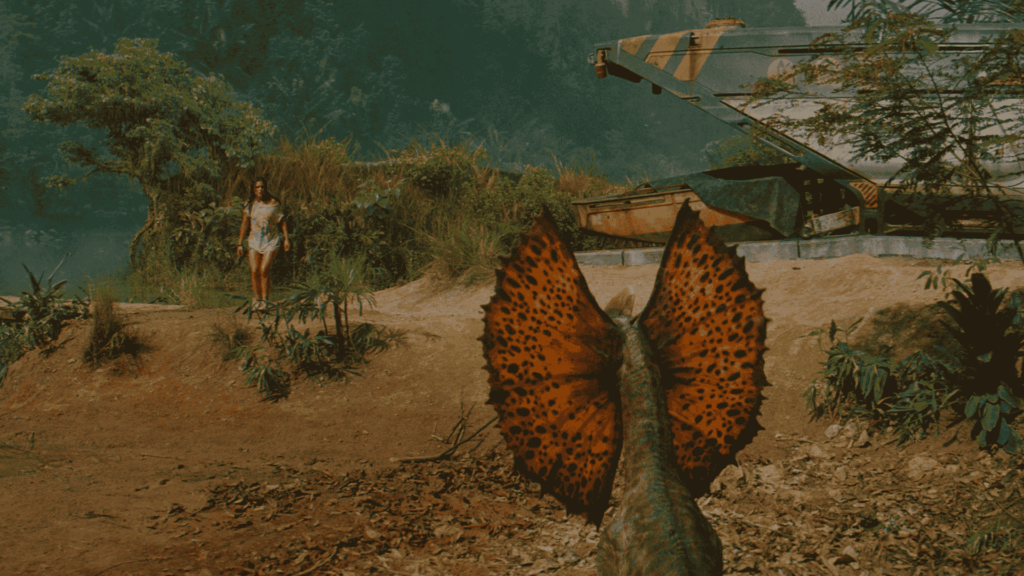 Szenenbild aus dem Kinofilm Jurassic World: Die Wiedergeburt_Teresa Belgardo